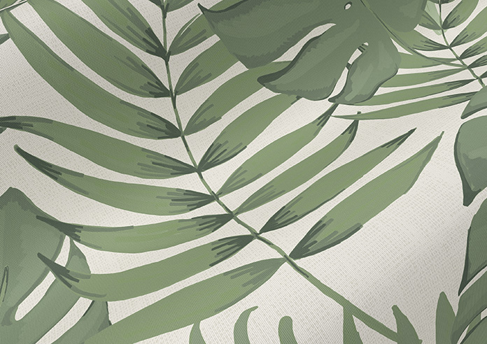 Lush Palms, Grey - Roller Blind - Image 4